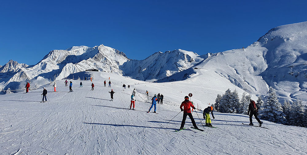 Ski en action